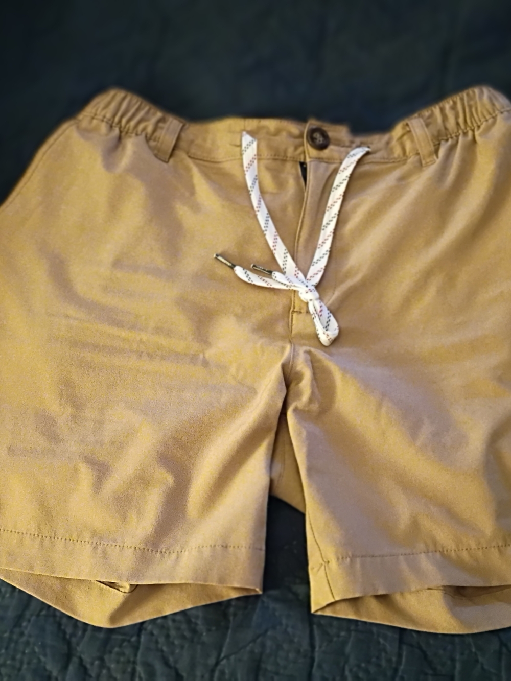 chubbies Tan Drawstring Hybrid Shorts